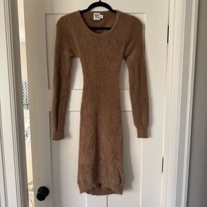 Princess Polly Brown Long Sleeve Dress